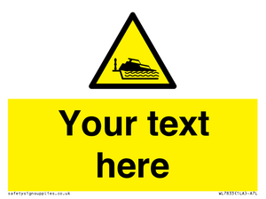 Custom warning grounding cruiser on lock cill